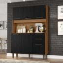 Ver imagem 1 de Armário para Cozinha 6 Portas 2 Gavetas 120cm