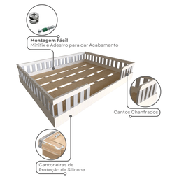 Cama Infantil Montessoriana Casal Sol - 5