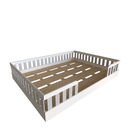 Ver imagem 2 de Cama Infantil Montessoriana Casal Sol Cinza/Branco/Cristal