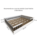 Ver imagem 3 de Cama Infantil Montessoriana Casal Sol Preto/Branco