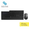Combo Teclado e Mouse Rapoo sem Fio Bt+2.4ghz Black 5 Anos de Garantia Pilha Inclusa 8200t - Ra005 - 1