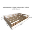 Ver imagem 3 de Cama Infantil Montessoriana Casal Sol Marrom/Branco/Carvalho Mel