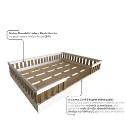 Cama Infantil Montessoriana Casal Sol - 4