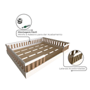 Ver mais imagens de Cama Infantil Montessoriana Casal Sol