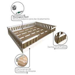 Cama Infantil Montessoriana Casal Sol - 5