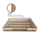 Ver imagem 6 de Cama Infantil Montessoriana Casal Sol Marrom/Branco/Carvalho Mel