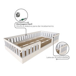 Cama Infantil Montessoriana Solteiro Sol - 6