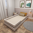 Ver imagem 1 de Cama Infantil Montessoriana Solteiro Sol Cinza/Branco/Cristal