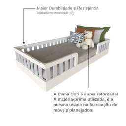 Cama Infantil Montessoriana Solteiro Sol - 10