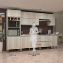 Ver imagem 2 de Cozinha Completa com 7 Peças e Tampo Lis Luciane Móveis