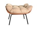 Ver imagem 6 de Poltrona Costela com Puff Base Fixa para Sala, Quarto Marrom