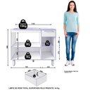 Ver imagem 3 de Balcão para Cooktop 5 Bocas 2 Portas 1 Gaveta Master