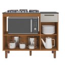 Ver imagem 2 de Balcão para Cooktop 5 Bocas 2 Portas 1 Gaveta Master