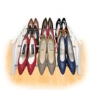 Ver imagem 6 de Sapateira Multifuncional 2 em 1 Ampliavel 9 Pares Salto Alto Rack Estante 18 Tenis Sapatos