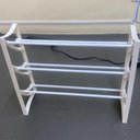 Ver imagem 7 de Sapateira Multifuncional 2 em 1 Ampliavel 9 Pares Salto Alto Rack Estante 18 Tenis Sapatos