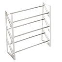 Ver imagem 1 de Sapateira Multifuncional 2 em 1 Ampliavel 9 Pares Salto Alto Rack Estante 18 Tenis Sapatos