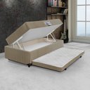 Ver imagem 4 de Cama Box Solteiro 3 em 1 New Magnifico Teen Colchões Sensor Bege/Branco