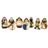 Presepio de Resina Colorido Natal 11pc Mini Personagem - 1