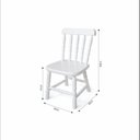 Ver imagem 3 de Kit 2 Cadeiras Infantil Dalas Branco