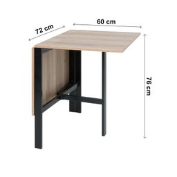 Mesa para Sala de Jantar Dobrável 4 Lugares Izi - 5 Mesa para Sala de Jantar Dobrável 4 Lugares Izi - 5