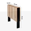 Ver imagem 4 de Mesa para Sala de Jantar Dobrável 4 Lugares Izi