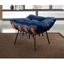 Ver imagem 6 de Poltrona Costela com Puff Base Fixa para Sala, Quarto