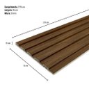 Ver imagem 3 de Painel Ripado Easy: 01 Unid. 270x15cm Larg. Talatto Painéis Freijó