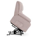 Ver imagem 2 de Poltrona do Papai Reclinável Melim Elevação Lift Elétrico Veludo Fh1 - D'rossi Cor Rose