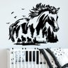 Adesivo de Parede Cavalos e Pinheiros-Extra Grande 98x119cm - 1