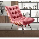 Ver imagem 7 de Poltrona Costela com Puff Base Fixa para Sala, Quarto