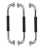 Barra de Apoio 30cm Inox Kit 3 unidades Superficie Antiderrapante Idoso Cadeirante Gestante Criança  - 1