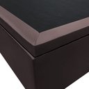 Ver imagem 5 de Base Box Baú para Cama Viúva 128x188cm Liz S05 Sintético Marrom - Mpozenato