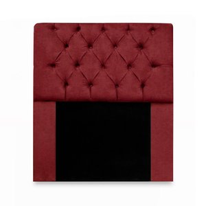 Cabeceira Mirage para Cama Box Solteiro 90cm com Capitonê Suede - Renascer Decor:vinho