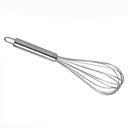 Ver imagem 1 de Batedor Fouet Manual Misturador Ovos Clara em Neve Massas Bolo Fue Regulavel Aço Inox Profissional