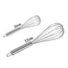 Batedor Fouet Manual Misturador Ovos Clara em Neve Massas Bolo Fue Regulavel Aço Inox Profissional - 8
