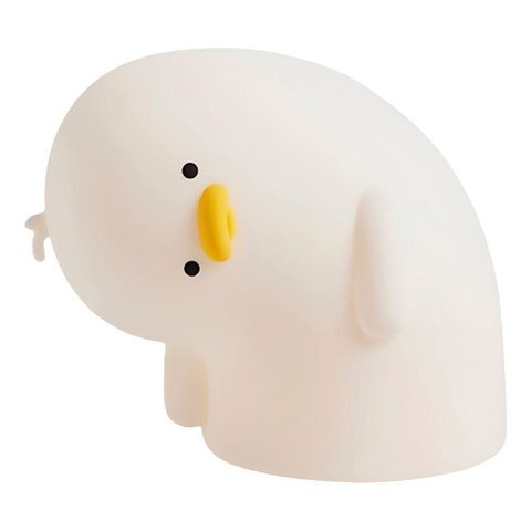 Lâmpada Luminária Infantil Patinho Torto Led Silicone - Toque Mágico e