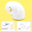 Ver imagem 4 de Lâmpada Luminária Infantil Patinho Torto Led Silicone - Toque Mágico e