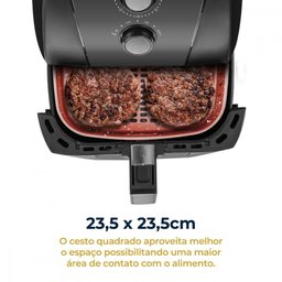 Fritadeira Elétrica Air Fryer Britânia 5,5l Antiaderente Redstone 1500w Bfr50 - 18