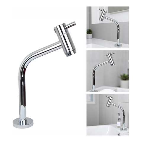 Torneira Monocomando Banheiro Bica Baixa Lavabo Inox Fc-124