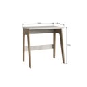 Ver imagem 3 de Escrivaninha Mesa Escritório 75cm Primazzia