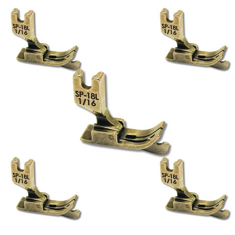 05 Calcadores Pesponto Lado Esquerdo C. Guia Reta Industrial 2mm Sp-18l 1/16