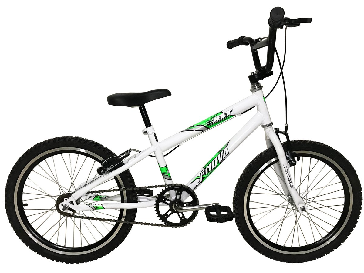 Bicicleta Infantil Aro 20 Aero Cross XLT - Xnova - Branco/Verde