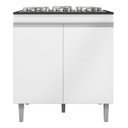Ver imagem 1 de Balcão Gabinete Cooktop Andreia 4 ou 5 Bocas Ajl Móveis