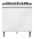 Ver imagem 1 de Balcão Gabinete Cooktop Andreia 4 ou 5 Bocas Ajl Móveis