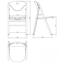 Cadeira de Madeira Tauari em Verniz PU e Encosto Polipropileno Flare - Tramontina - Flare Encosto Pr - 4