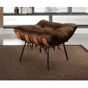 Ver imagem 6 de Poltrona Costela com Puff Base Fixa para Sala, Quarto