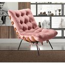 Ver imagem 7 de Poltrona Costela com Puff Base Fixa para Sala, Quarto