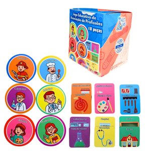 Jogo Educativo para Autistas Conhecendo As Profissões