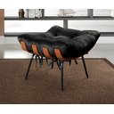 Ver imagem 6 de Poltrona Costela com Puff Base Fixa para Sala, Quarto