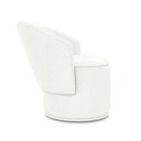 Ver imagem 3 de Sofá Malu 2 Lugares Fixo 135cm Off White Bouclê Suede Namoradeira Orgânica D'Rossi